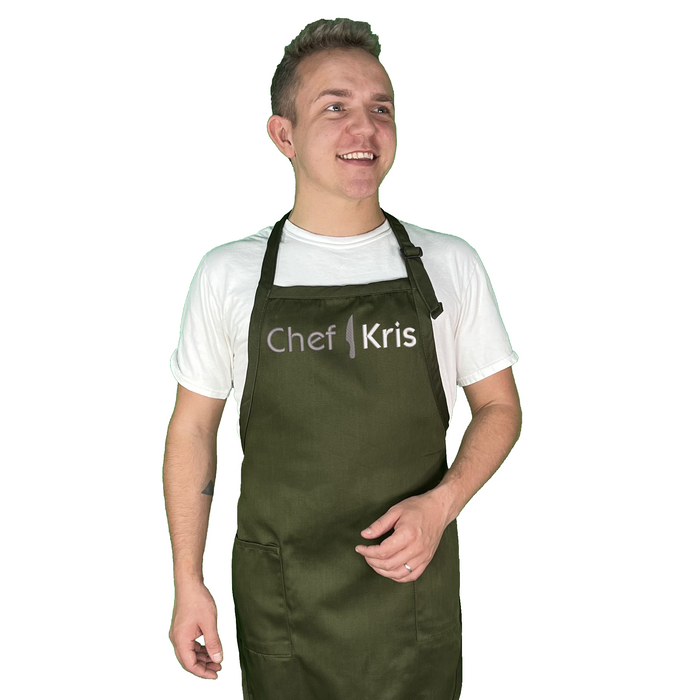 Embroidered Chef Apron with Custom Name a Great Gift Adult Premium Quality